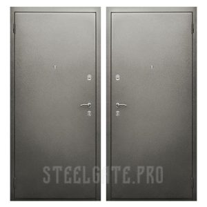 Заказать техническую дверь TD-006 нитроэмаль с двух сторон Техническая дверь TD-006: нитроэмаль снаружи и внутри