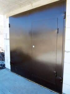 Ворота после окраса